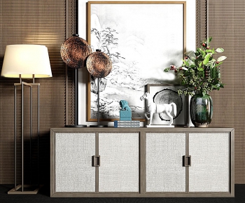 New Chinese Style Side Cabinet/Entrance Cabinet-ID:771200881