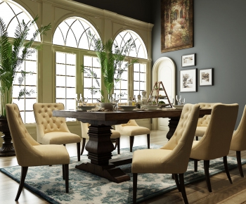 American Style Dining Room-ID:965594925