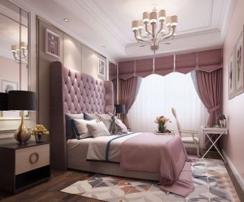 Simple European Style Bedroom-ID:855509285
