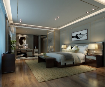 New Chinese Style Bedroom-ID:293671672