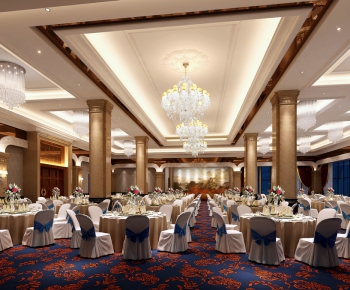 Simple European Style Banquet Hall-ID:715956241