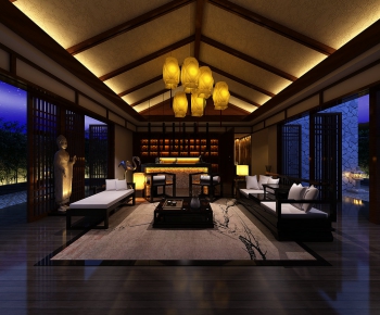 New Chinese Style Lobby Hall-ID:754243573