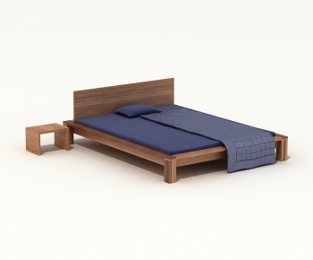 Modern Double Bed-ID:457457292