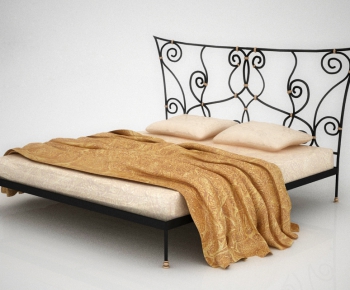 European Style Double Bed-ID:831686562