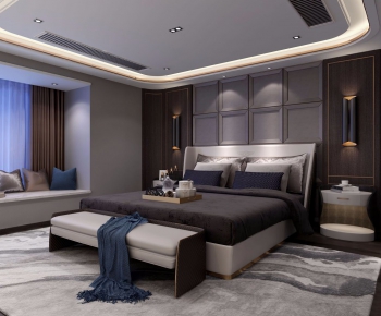Post Modern Style Hong Kong Style Bedroom-ID:578965349