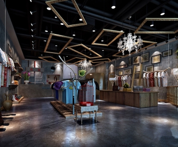Industrial Style Clothing Store-ID:789210395