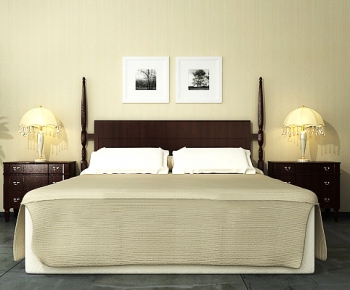 Simple European Style Bedroom-ID:407226548