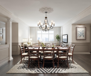American Style Dining Room-ID:949016694