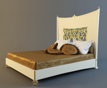 European Style Double Bed-ID:884775658