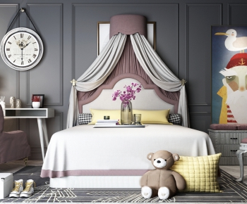American Style Child's Bed-ID:489979161
