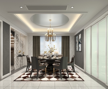 Post Modern Style Dining Room-ID:606173948