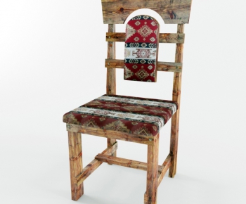Country Style Single Chair-ID:441833442