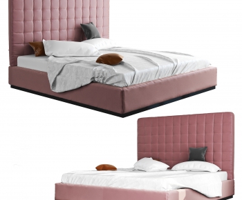 Modern Double Bed-ID:822300625
