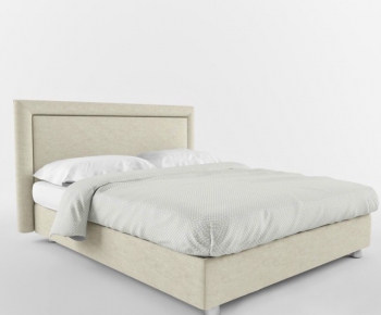 Modern Double Bed-ID:395187824