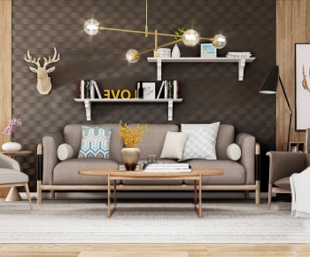 Nordic Style Sofa Combination-ID:182116872