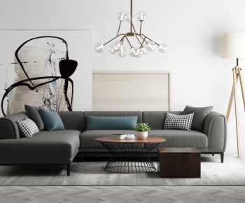 Modern Nordic Style Multi Person Sofa-ID:802880745