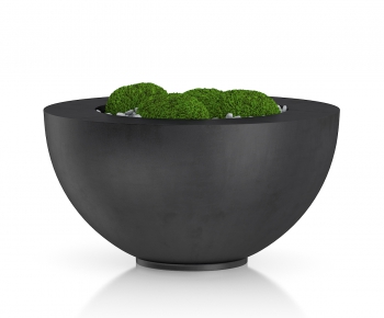 Modern Potted Green Plant-ID:999111291