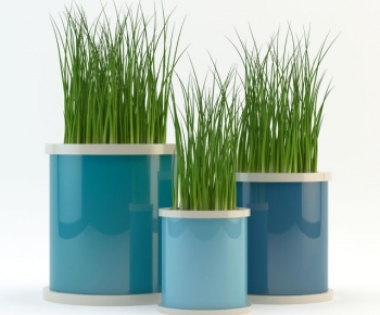 Modern Potted Green Plant-ID:399988589