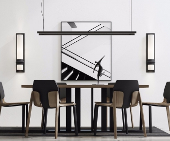 Modern Nordic Style Dining Table And Chairs-ID:114462146