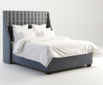 Modern Double Bed-ID:697416596