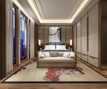 New Chinese Style Bedroom-ID:706323218