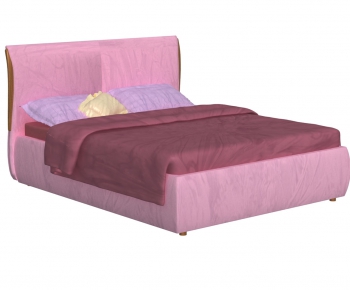 Modern Double Bed-ID:699113712