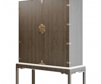 New Chinese Style Side Cabinet/Entrance Cabinet-ID:842052221