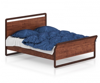 Modern Double Bed-ID:114205884