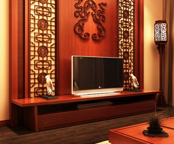 Chinese Style New Chinese Style TV Cabinet-ID:669298193