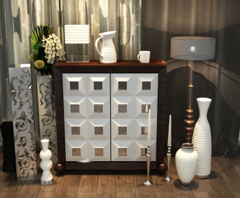 Post Modern Style Side Cabinet/Entrance Cabinet-ID:925408281