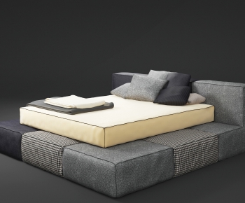 Modern Double Bed-ID:471352818