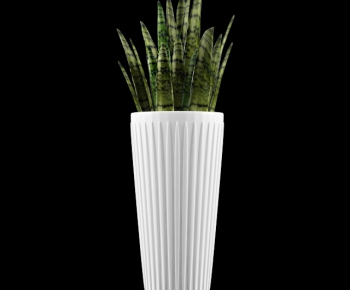 Modern Potted Green Plant-ID:370803686