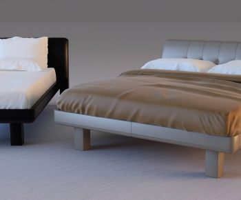 Modern Double Bed-ID:947465522