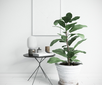 Modern Potted Green Plant-ID:901712446