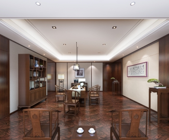 New Chinese Style Office Tea Room-ID:431027335