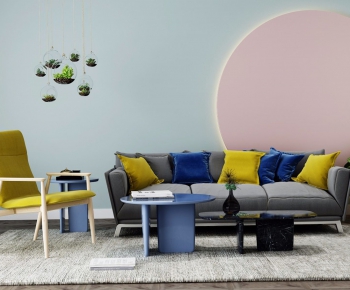 Nordic Style Sofa Combination-ID:467792953