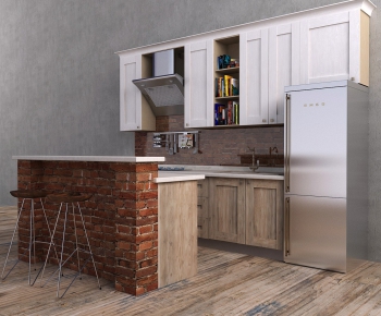 Simple European Style Kitchen Cabinet-ID:778421566