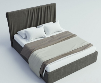 Modern Double Bed-ID:392174151