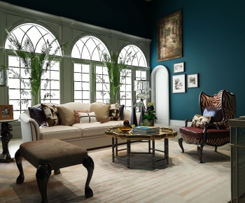 American Style A Living Room-ID:183999466