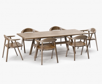 Modern New Chinese Style Dining Table And Chairs-ID:985263581