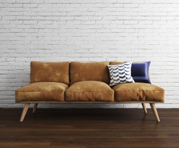 Modern Industrial Style Three-seat Sofa-ID:605227439
