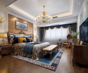 European Style Bedroom-ID:385411481