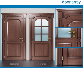 European Style Solid Wood Door-ID:150494169