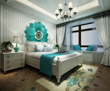 Simple European Style Bedroom-ID:320793922
