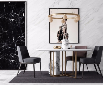 Modern Dining Table And Chairs-ID:674649295