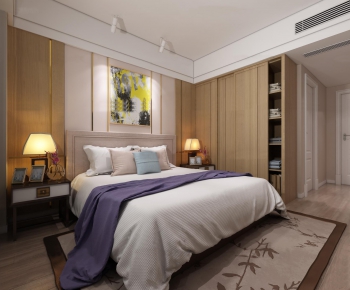 New Chinese Style Bedroom-ID:583640457