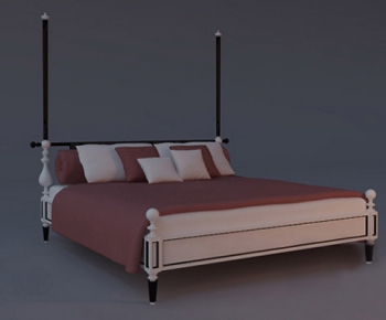 European Style Double Bed-ID:785705612