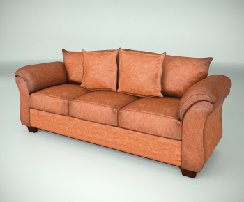 European Style Three-seat Sofa-ID:745195447