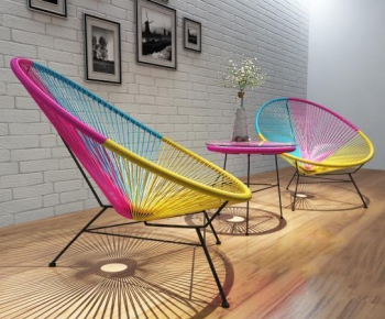 Modern Nordic Style Lounge Chair-ID:654062274