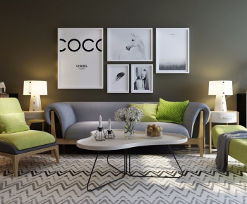 Modern Nordic Style Sofa Combination-ID:537522392